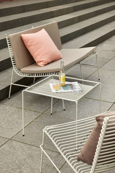 Hübsch Interior String Kissen Dobbelt Sand