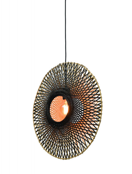 Good&Mojo Hängeleuchte Kalimantan Bamboo vertikal medium