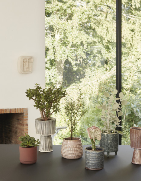 Hübsch Interior Wandobjekt, Keramik, beige