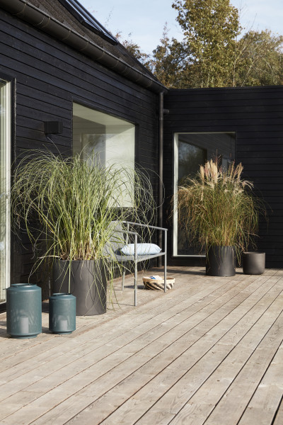 Hübsch Interior Laterne, Metall, grün, 2er Set