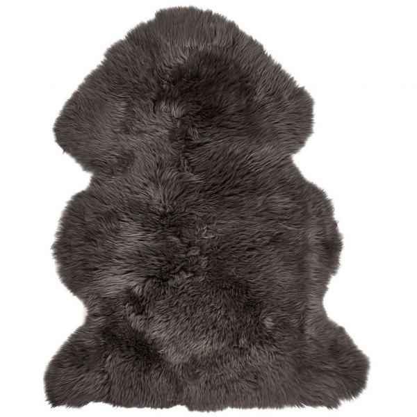 Merino Lammfell, 115 cm, Neuseeland, steel