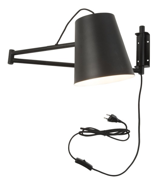 Wandlampe Brisbane Citylights Schwarz