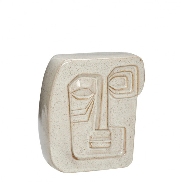 Wandobjekt, Keramik, beige