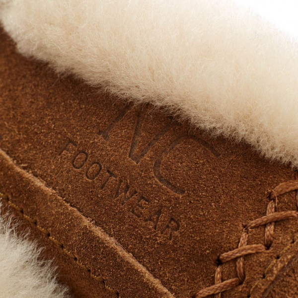 Natures Collection Lammfell Hausschuhe, Neuseeland hellbraun