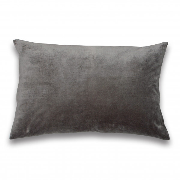 ASPEGREN DENMARK Samtkissen Dunkelgrau