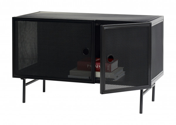 Metallschrank, schwarz, Industrie-Design, Hübsch Interior | HamptonsLiving