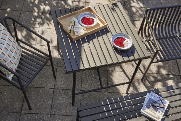 Hübsch Interior Gartentisch Villa small, schwarz