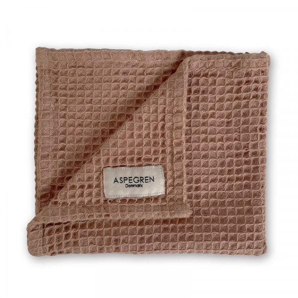 Aspegren Spültuch North Cork, Waffel Design, Altrosé, 2er Set