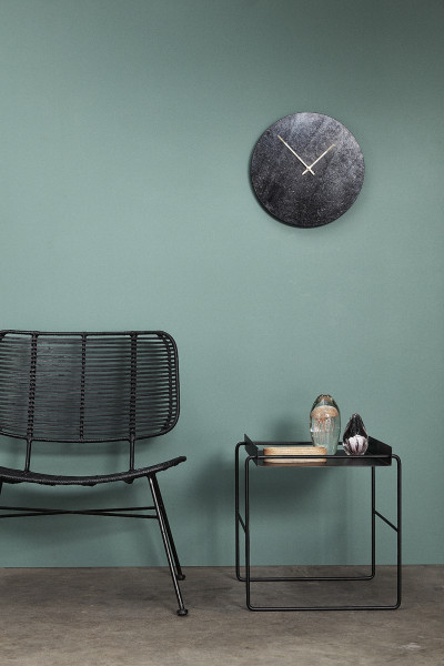 Hübsch Interior Beistelltisch, viereckig, schwarz, Metall