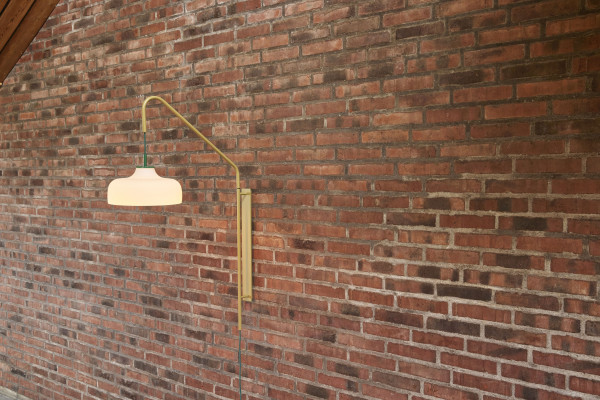 Hübsch Interior Wandlampe Current Hellgrün/Khaki