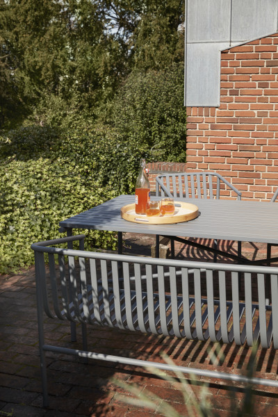 Hübsch Interior Gartentisch, Metall, grau