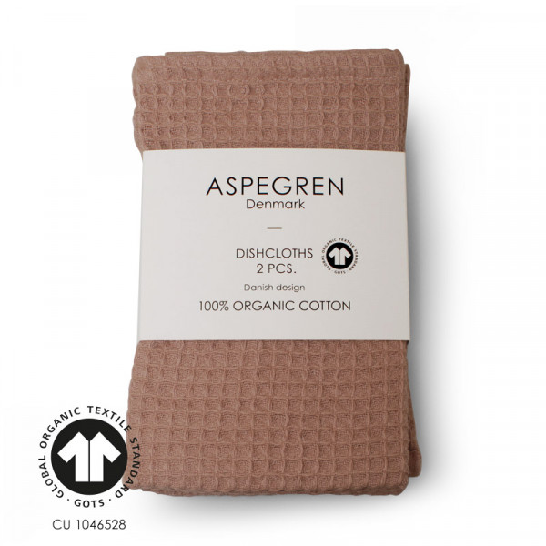 Aspegren Spültuch North Cork, Waffel Design, Olive, 2er Set
