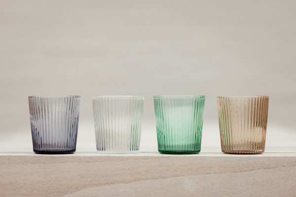 Paveau Trinkglas Bells, amber