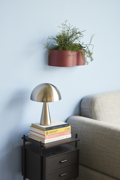 Hübsch Interior Tischleuchte, Nickel, Metall