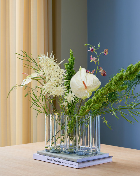 Hübsch Interior Vase Umber Klar