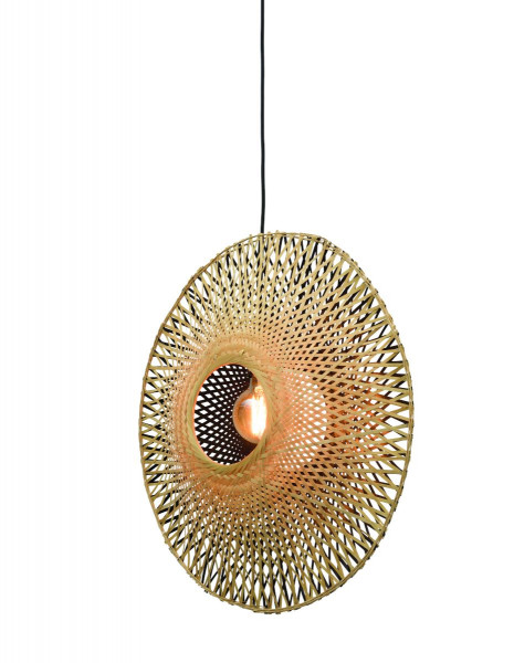 Good&Mojo Hängeleuchte Kalimantan Bamboo vertikal medium