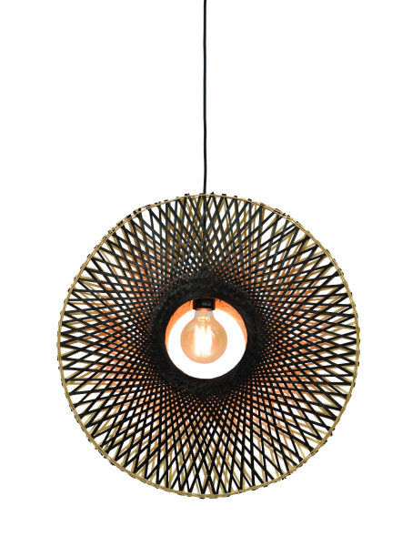 Good&Mojo Hängeleuchte Kalimantan Bamboo vertikal medium