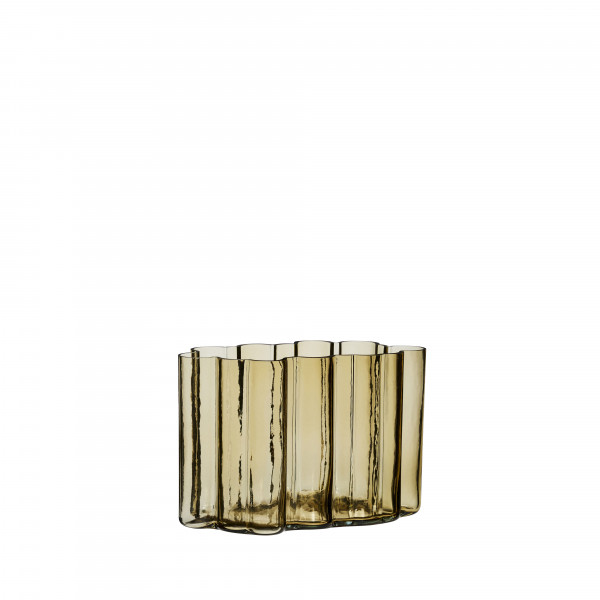 Hübsch Interior Vase Umber Amber