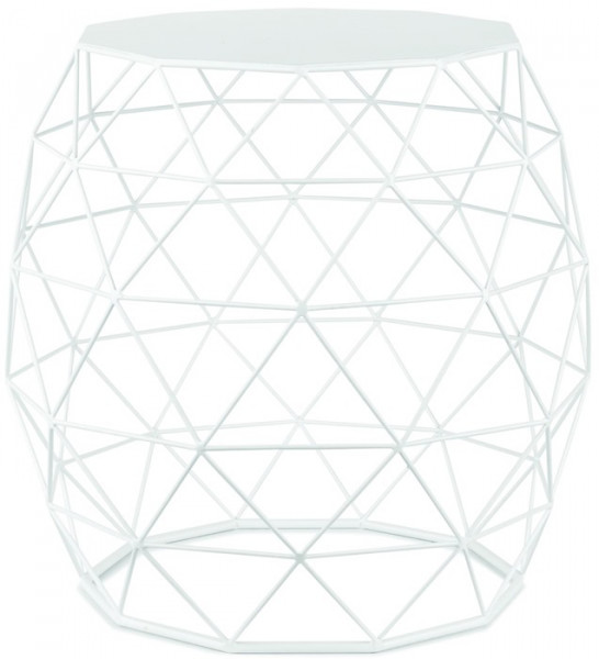 Side Table Iron Thread white