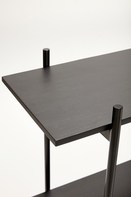 Hübsch Interior Regal mit 2 Böden, Metall/Holz