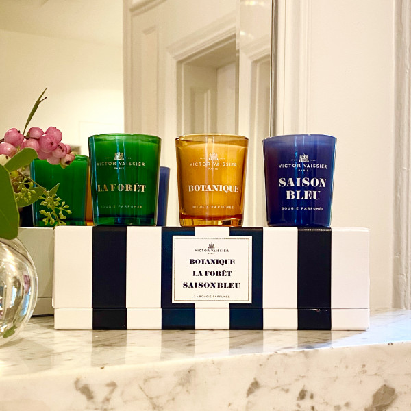 Victor Vaissier 3er-Set Duftkerze