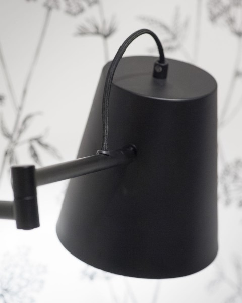 Wandlampe Brisbane Citylights Schwarz