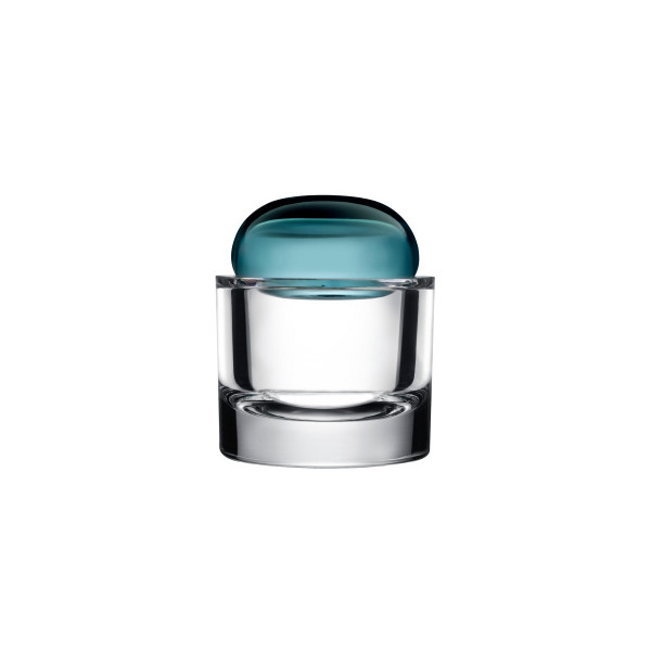 Aufbewahrungsgefäß Ecrin mit Deckel, Petroleum Grün, small