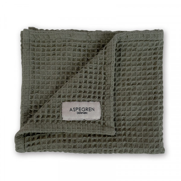 Aspegren Spültuch North, Waffel Design, Olive, 2er Set