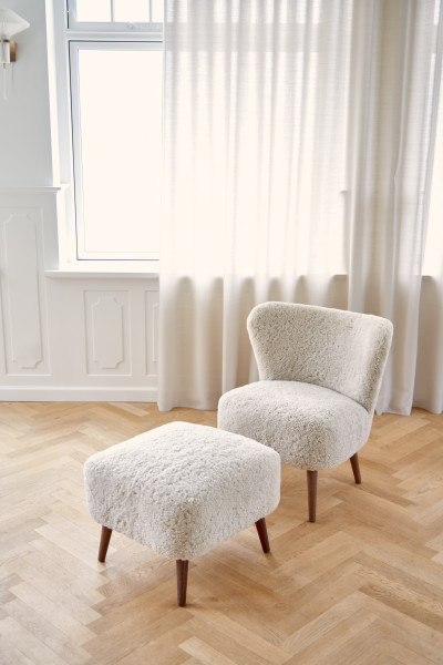 Natures Collection Emily Loungestuhl | Design Möbel | Dunkle Eiche