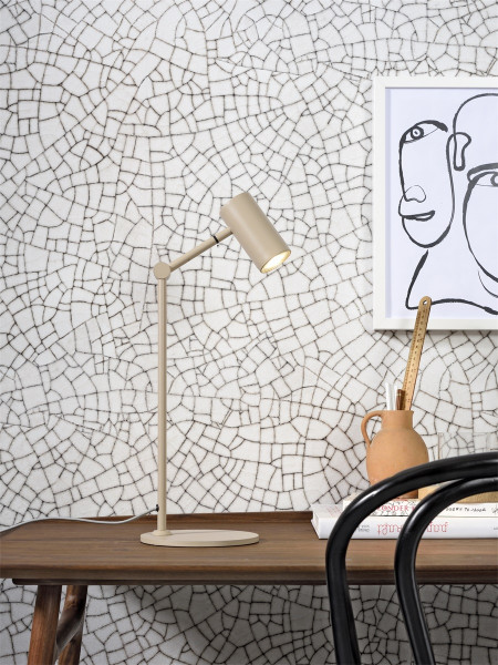 its About Romi Table lamp iron Montreux LED sand