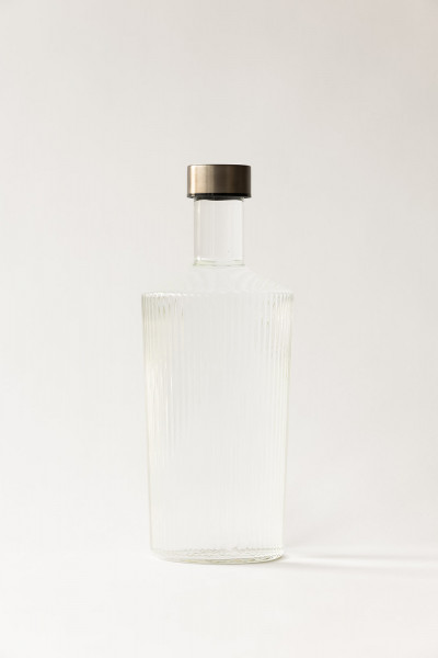 Paveau Wasserflasche White Haven, mundgeblasen