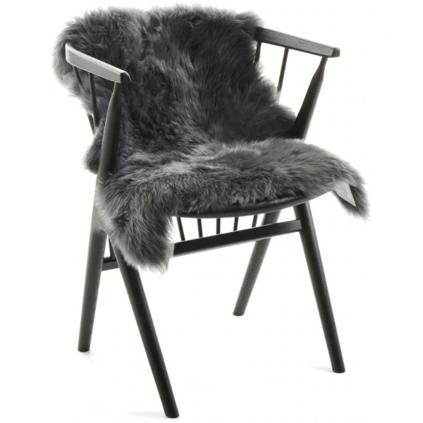 Natures Collection, Merino Lammfell, 115 cm, Neuseeland, steel