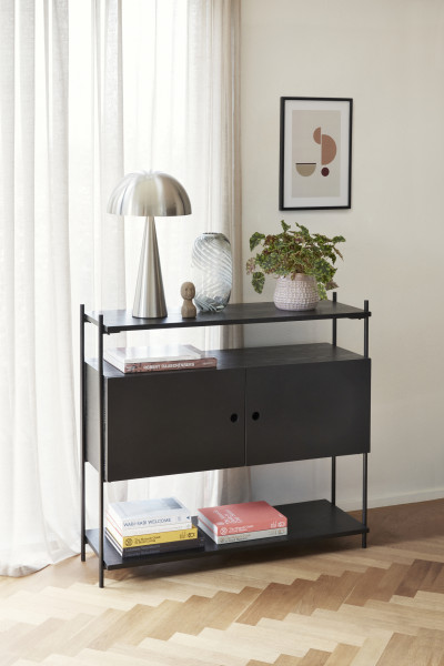 Hübsch Interior Tischleuchte, Large, Nickel, Metall