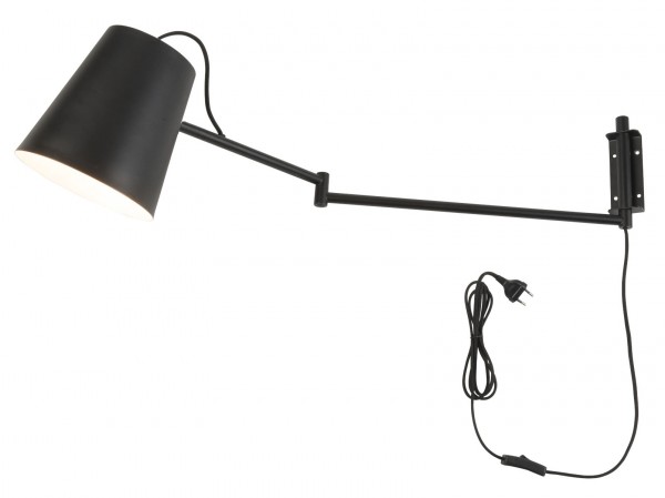 Wandlampe Brisbane Citylights Schwarz