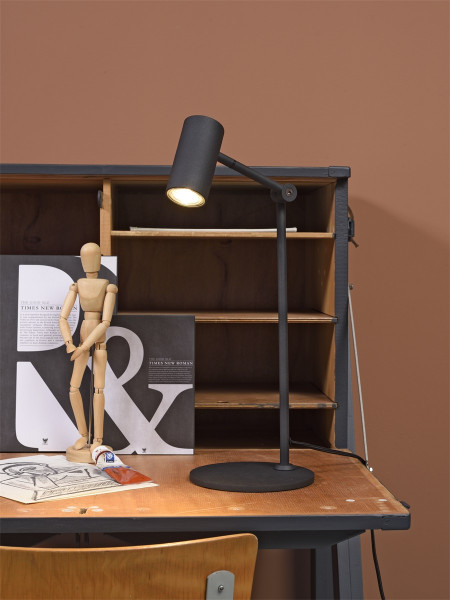 its About Romi Table lamp iron Montreux LED black