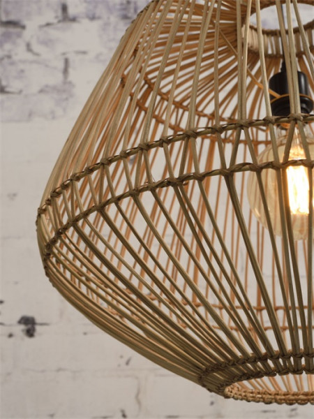 Good&Mojo Hängeleuchte Madagascar Rattan, Natur