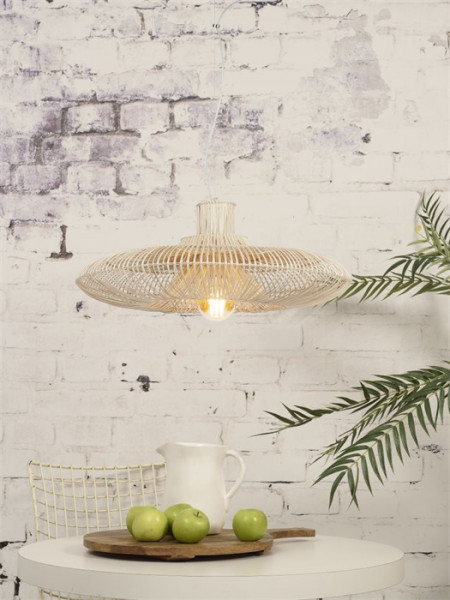 Good&Mojo Hängeleuchte Kalahari wicker natural, Large