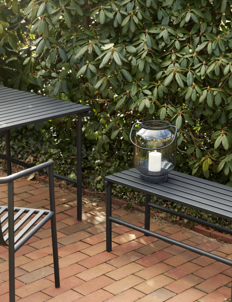 Hübsch Interior Gartentisch Villa small, schwarz