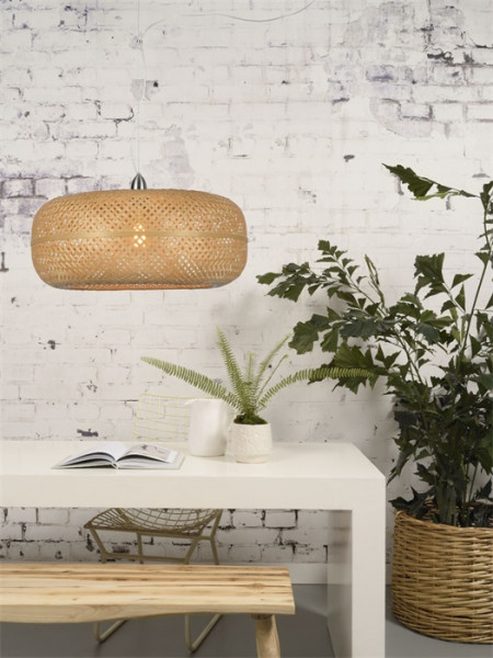 Good&Mojo Hanging lamp Palawan bamboo 1-shade, natur