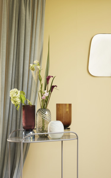 Hübsch Interior, Rollwagen, Glas/Metall, grau