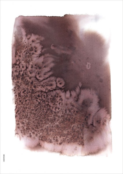 I LOVE MY TYPE Poster PIGMENT CLARET