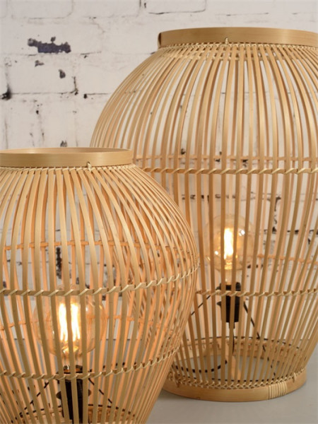 Good&Mojo Bodenleuchte Tuvalu bamboo natural, large