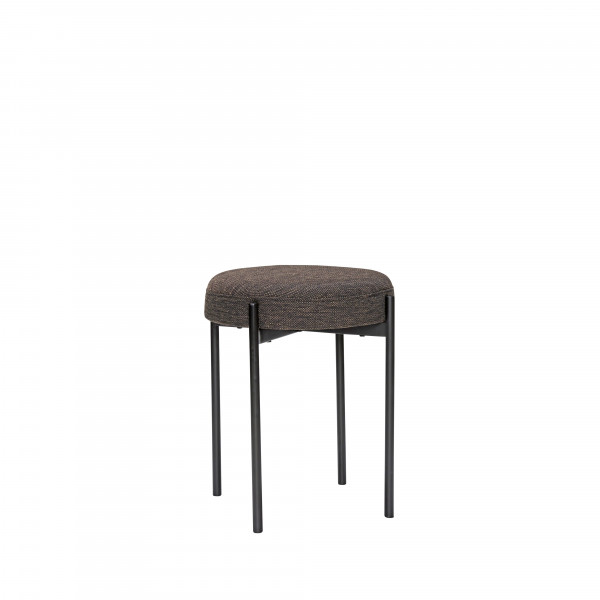 Hübsch Interior Hocker Silo, rund, schwarz