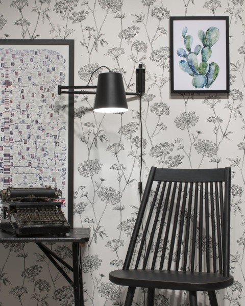 Wandlampe Brisbane Citylights Schwarz