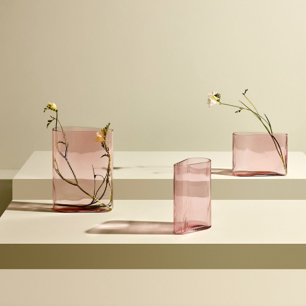 Nude Vase Mist Tall, Misty Rose