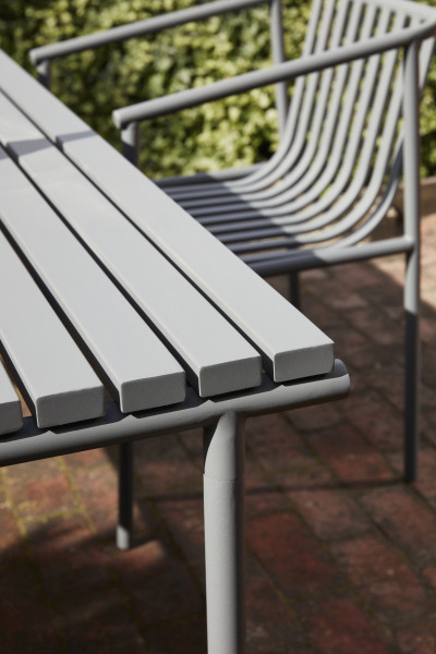 Hübsch Interior Gartentisch, Metall, grau