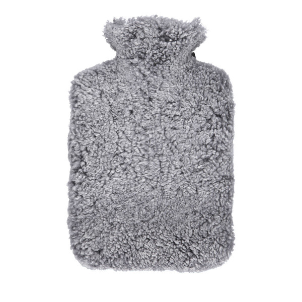 Lammfell Wärmflasche, Neuseeland, Hellgrau
