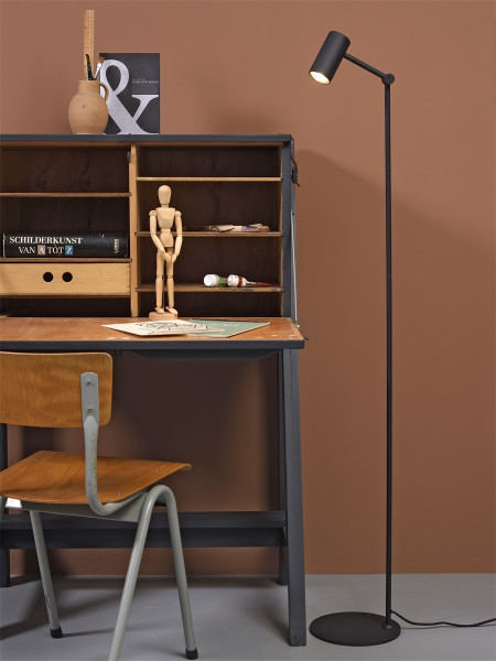 its about Romi Floor lamp iron Montreux LED schwarz