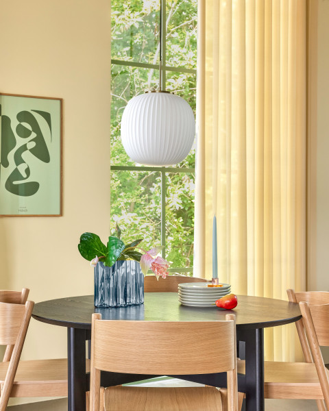 Hübsch Interior Vase Umber blau