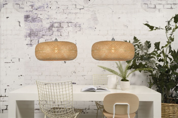 Good&Mojo Hanging lamp Palawan bamboo 1-shade, natur